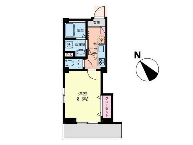 鶴見駅 徒歩5分 構造:鉄骨造